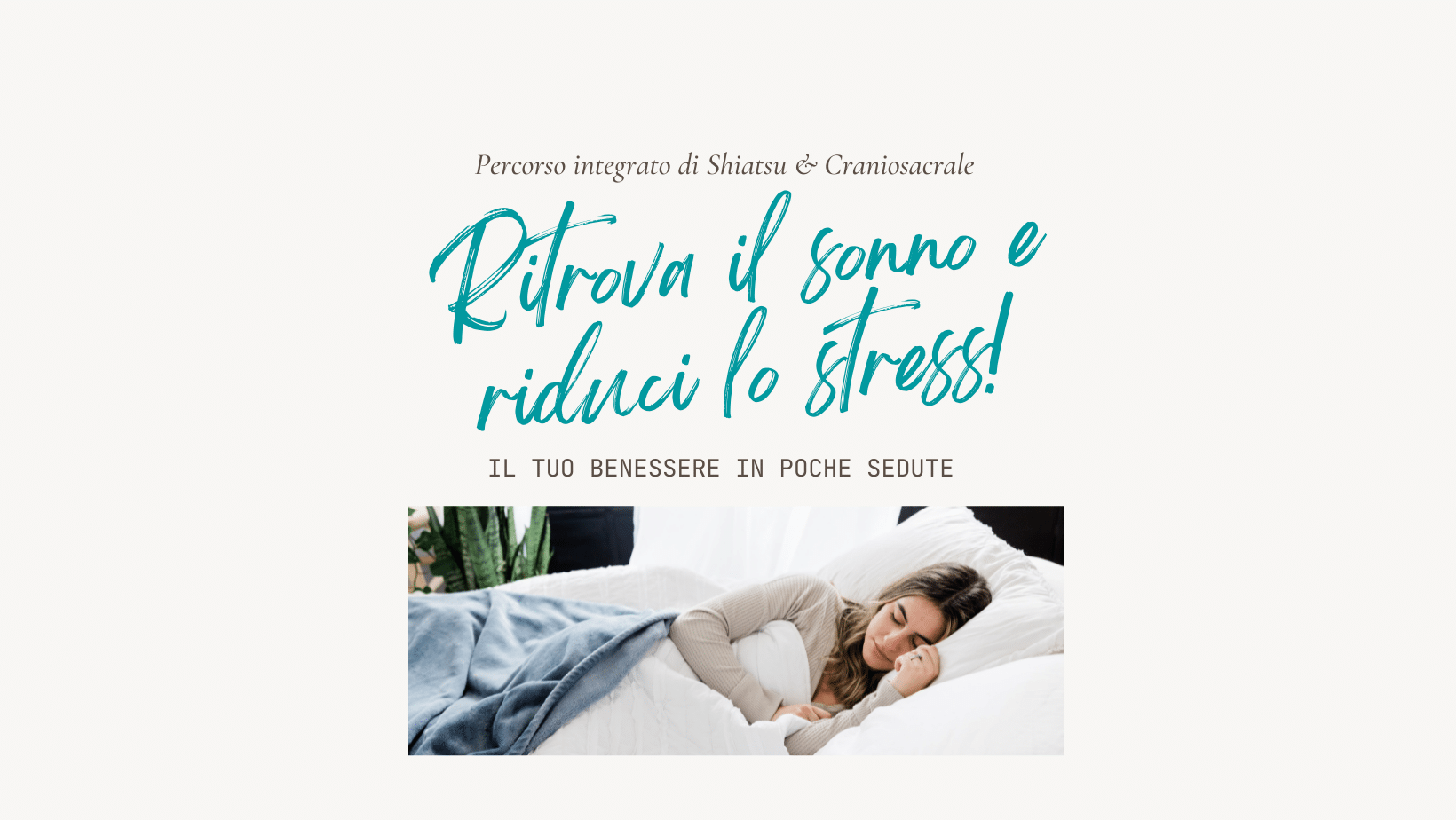 Ritrova il sonno e riduci lo stress